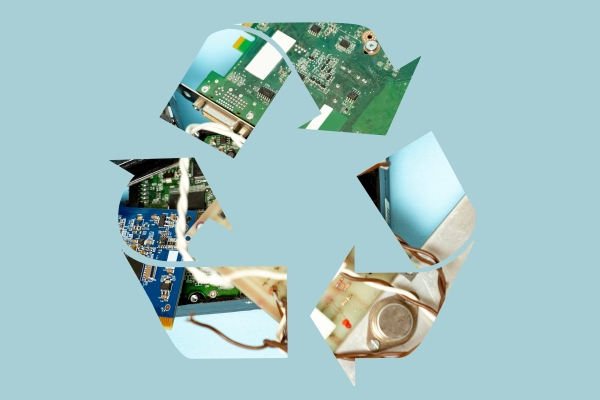 Electronic Recycling Symbol